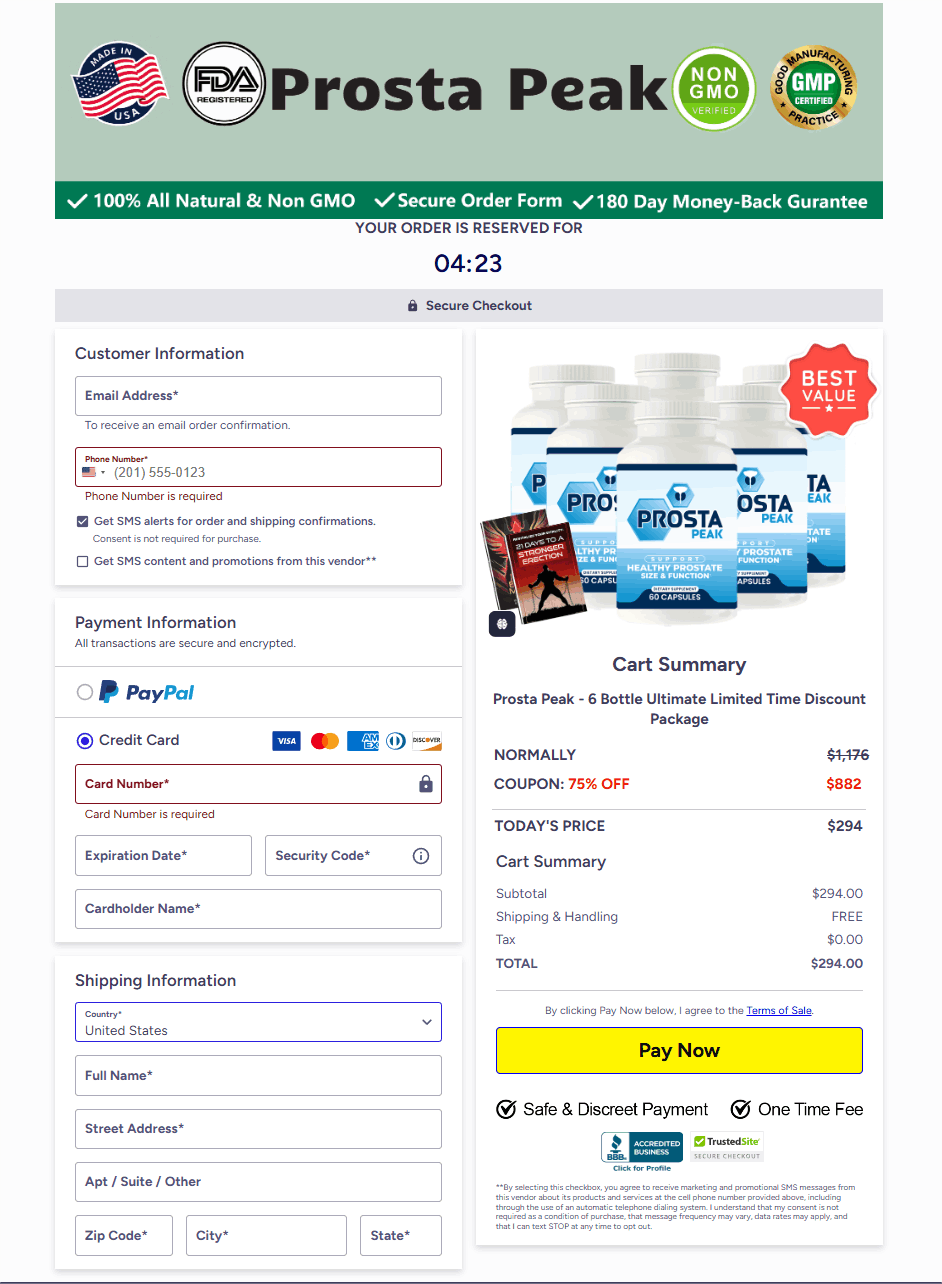 Prosta Peak-Checkout